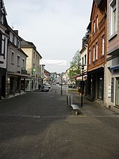 Blick von der Wilhelmstraße in die Kölner Straße