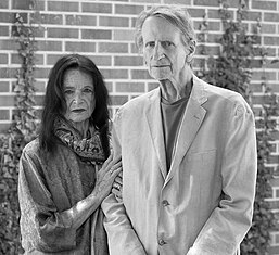 Anne Waldman and Ed Bowes, 2023. Photo by Natalia Gaia.