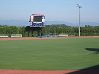 The Liberty University track field in Lynchburg, Virginia Another view of Liberty University stadium IMG 4116.JPG