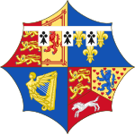 Arms of Amelia Sophia of Great Britain.svg