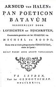 partie de: Pan Poeticon Batavum 