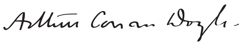 Arthur Conan Doyle's Signature