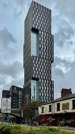 <span class="mw-page-title-main">Artisan Heights</span> Student residential tower in Manchester, England