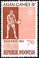 Asian Games 1962 stamp of Indonesia 17.jpg