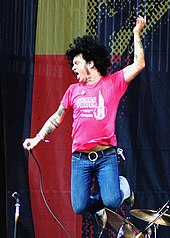 Cedric Bixler-Zavala, a founding member of Foss, is better known as the singer of At the Drive-In and the Mars Volta (pictured performing with At the Drive-In in 2012). At the Drive-In Lollapalooza (cropped on Bixler-Zavala).jpg