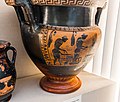 Attic black-figure column-krater - ABV extra - sacrifice to Hermes - fight - London BM 1837-0609-38 - 01