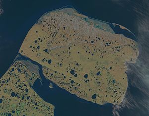Aion'un Landsat görüntüsü