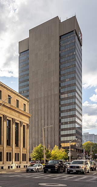 <span class="mw-page-title-main">BDC Building</span> 22-storey office tower (91.5 m), is the 6th tallest building in Hamilton, Ontario