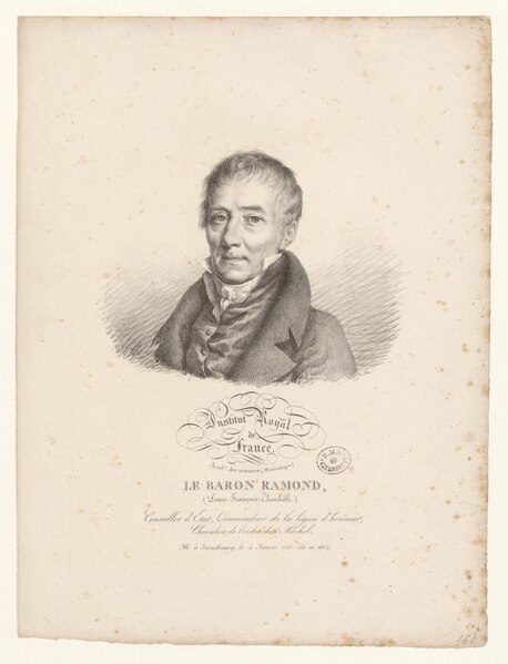 File:BOYER 2229 - Institut Royal de France, Académie des Sciences (Minéralogie) - Le baron Ramond (Louis-François-Elisabeth), Conseiller d'Etat, Commandeur de la Légion d'honneur, Chevalier de l'ordre de St Michel.tif