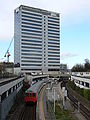 BSI building over Gunnersbury station, Chiswick