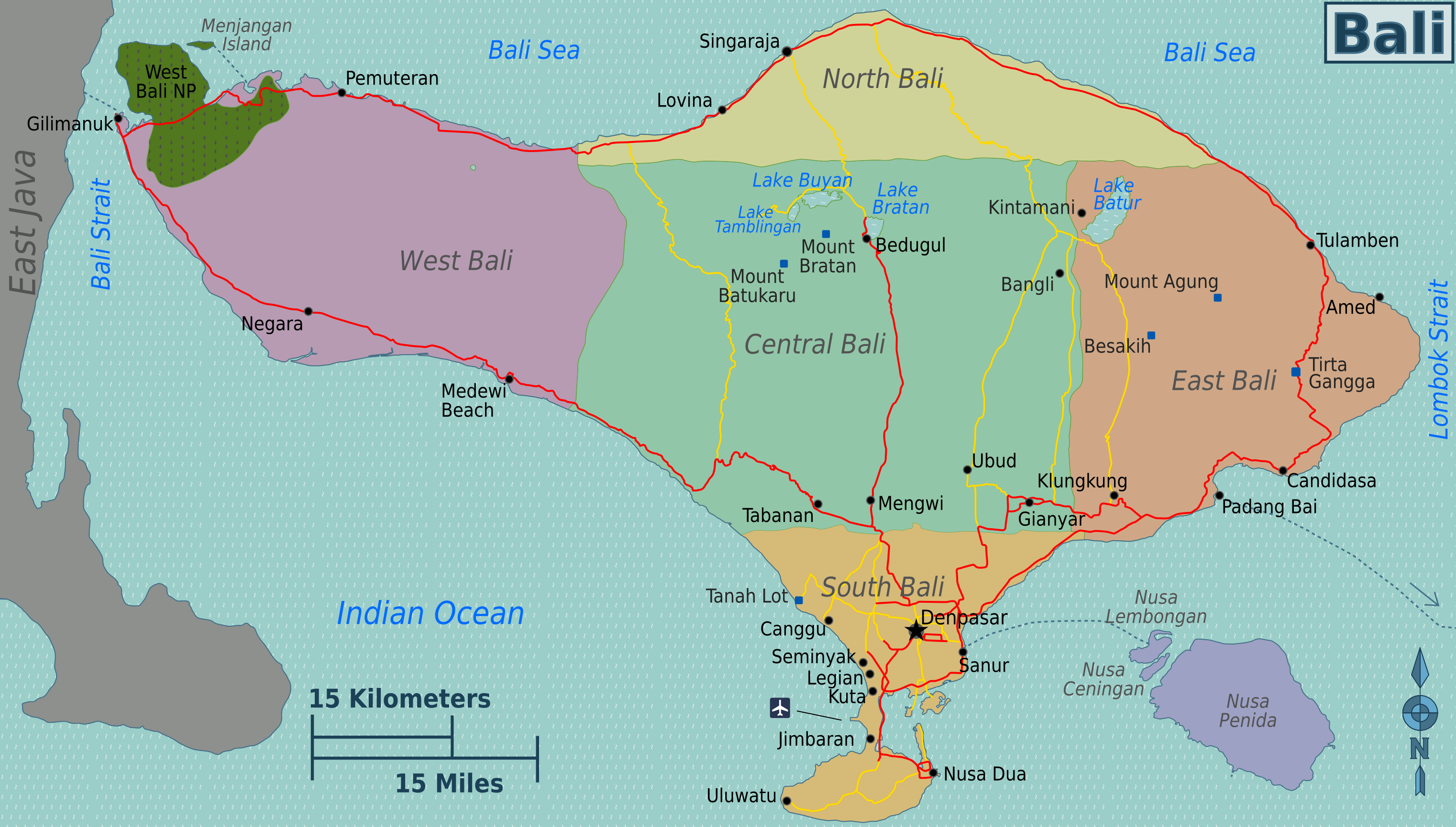 File Bali  regions map  svg Wikimedia Commons