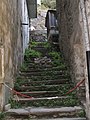 Medieval stairs athin the narrae streets.