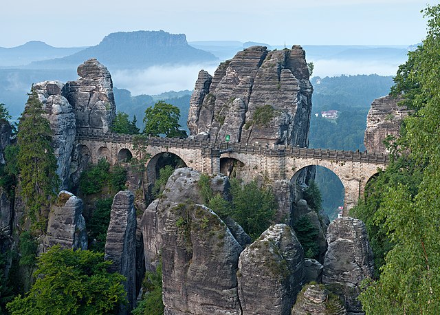 Bastei (Elbe Sandstone Mountains) in Saxony