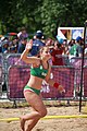 Deutsch: Beachhandball bei den Olympischen Jugendspielen 2018 in Buenos Aires; Tag 7, 13. Oktober 2018; Mädchen, Spiel um Platz Drei – Ungarn-Niederlande 2:0 English: Beach handball at the 2018 Summer Youth Olympics in Buenos Aires at 13 October 2018 – Girls Bronze Medal Match – Hungary-Netherlands 2:0 Español: Handball de playa en los Juegos Olimpicos de la Juventud Buenos Aires 2018 en 13 de octubre de 2018 – Partido por la medalla de bronce femenino - Hungría-Países Bajos 2:0