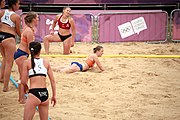 Deutsch: Beachhandball bei den Olympischen Jugendspielen 2018; Tag 5, 10. November 2018; Mädchen, Hauptrunde - Kroatien-Niederlande 1:2 English: Beach handball at the 2018 Summer Youth Olympics at 11 October 2018 – Girls Main Round – Croatia-Netherlands 1:2