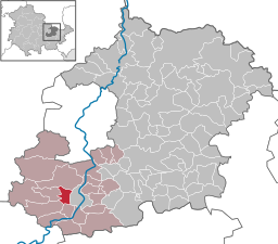 Läget för kommunen Bibra i Saale-Holzland-Kreis