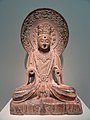 Bodhisattva, Hebei province, Fengfeng, northern Xiangtangshan Cave Temples, North Cave, Northern Qi dynasty, 550-577 AD, limestone with traces of pigment - Freer Gallery of Art - DSC05693.JPG