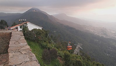 monserrate bogota colombia volcan