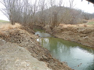 Bois Brule Creek (Cinque Hommes Creek) tributary of Cinque Hommes Creek in Perry County, Missouri, United States of America