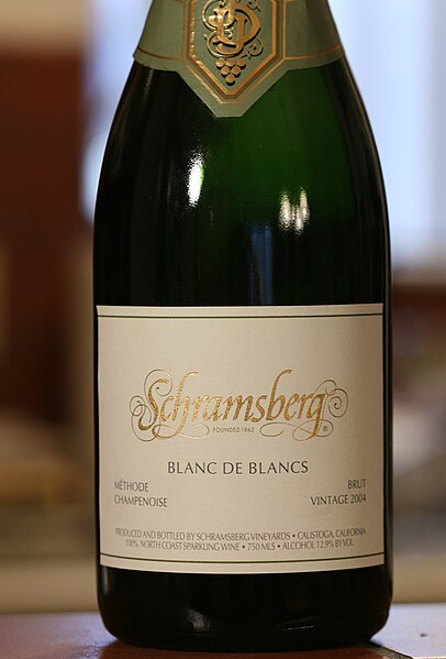 File:Bottle of Schramsberg Blanc de Blancs 2004.jpg