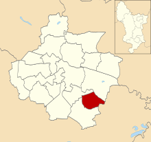 Location of Boulton ward Boulton ward in Derby 1979.svg