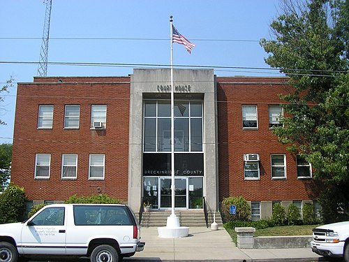 Breckinridge County courthouse in Hardinsburg
