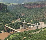 Jembatan melintasi sungai Nil Biru Gorge2.jpg