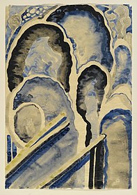 Georgia O'Keeffe, Blue 1, 1916