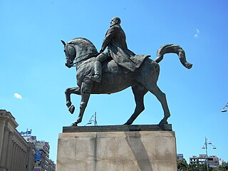 <span class="mw-page-title-main">Equestrian statue of Carol I</span> Statue in Bucharest