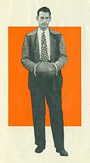 Bud Browning played for the 66ers from 1937-1943 and served as the team's head coach 1943-48, 1953-54 and 1958-64 Bud Browning.jpg