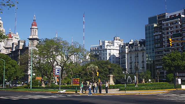 Mariano Moreno Plaza, near Congress