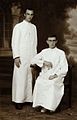 COLLECTIE TROPENMUSEUM Studioportret van pater Martien Gloudemans en broeder Felix twee missionarissen van de MSF Bandjermasin TMnr 60051426.jpg