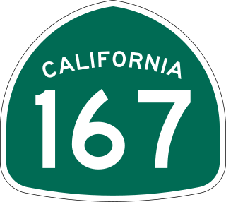 <span class="mw-page-title-main">California State Route 167</span> Highway in California