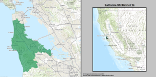 <span class="mw-page-title-main">California's 14th congressional district</span> U.S. House district for California