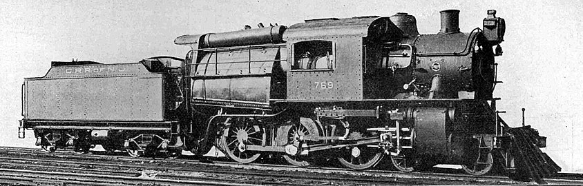 Camelback damplokomotiv type 2-3-0