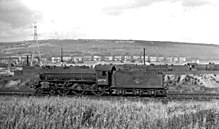 Canklow Locomotive Depot with LNE B1 4-6-0 passing geograph-2837945-by-Ben-Brooksbank.jpg