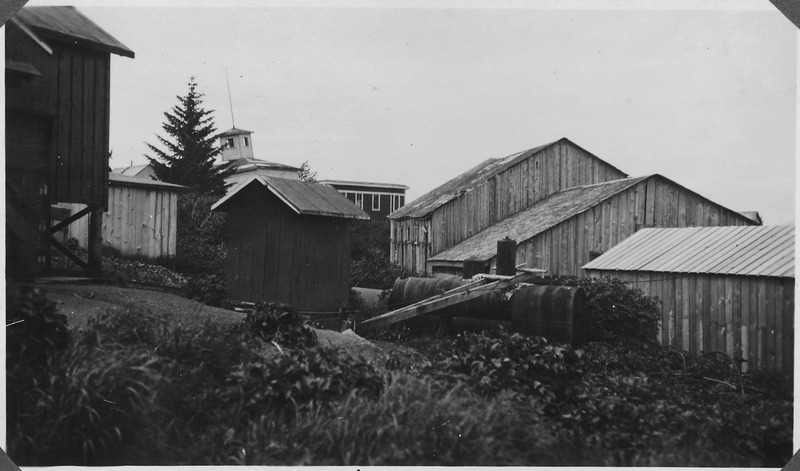 File:Cannery warehouse damaged, (view) showing boilers neglected. - NARA - 297437.tif