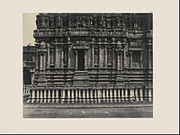 Tanjore. Great Pagoda. South Facade of Small Chapel