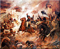 Pedro Subercaseaux作のランカグアの戦いの絵