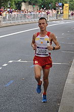 Carles Castillejo (hier beim olympischen Marathon 2012) erreichte als Sechzehnter des zweiten Vorlaufs nicht das Finale