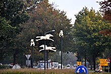 The Carousel sculpture in Heerde, Netherlands. Carrousel Heerde.jpg