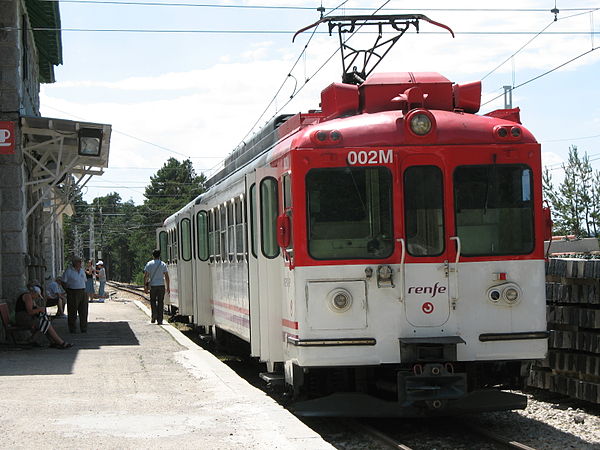 Image: Cercanias madrid c 9 line train cotos