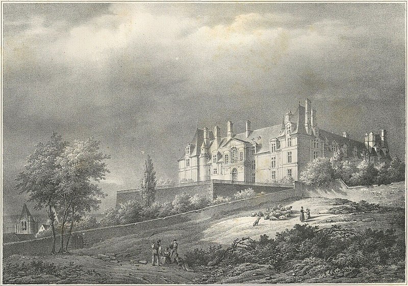 File:Charles Caius Renoux View of the Chateau d'Ecouen lith Motte.jpg