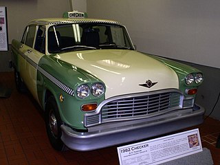 <span class="mw-page-title-main">Checker Taxi</span> Defunct taxicab company based in Chicago, Illinois, United States