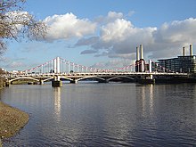 Chelsea Bridge, construido entre 1851 y 1858 para unir Chelsea con Battersea.