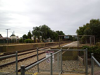 <span class="mw-page-title-main">Cheltenham Racecourse railway station, Adelaide</span> Former railway station in South Australia, Australia