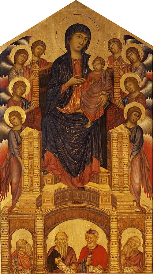 Santa Trinita Maestà, 1280–1285, Uffizi Gallery, Florence.