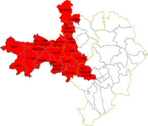 Mapa do distrito eleitoral