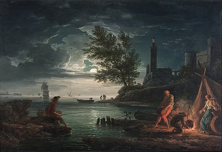 Four Times of the Day: Night, by Claude-Joseph Vernet