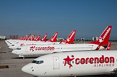 Corendon Airlines Fleet Boeing 737-800 Corendon Airlines Fleet.jpg